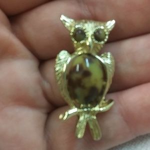 Golden Owl Pin